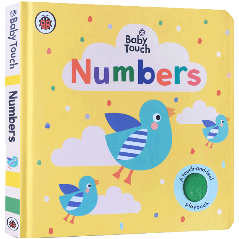 英文原版Baby Touch: Numbers数字认知玩乐低幼宝宝触摸书大开本纸板书开拓思维儿童启蒙认知图书3-6岁撕不烂儿童趣味阅读绘本