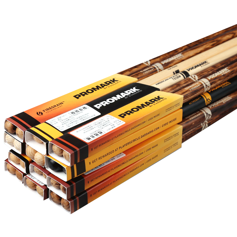 美产达达里奥promark胡桃木鼓棒