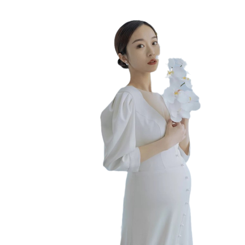 新款孕妇拍照服装韩式孕期孕照