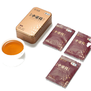 中茶安化黑茶湖南茶叶独立小袋装茶特级茶叶散茶小金花茯茶礼盒