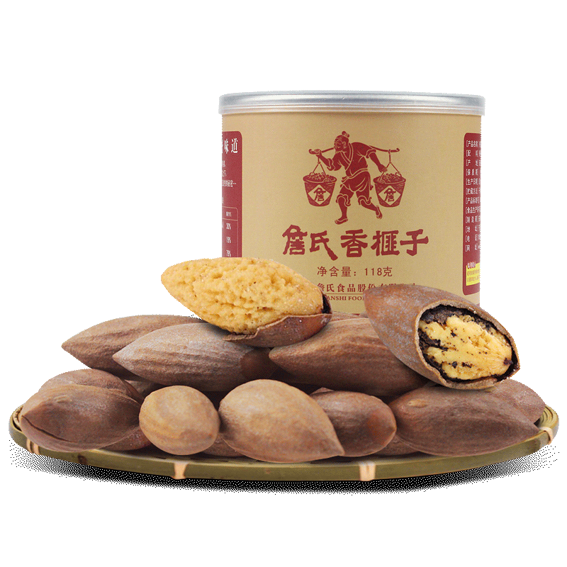 詹氏罐装香榧子118g 坚果零食安徽宁国炒货官方旗舰店