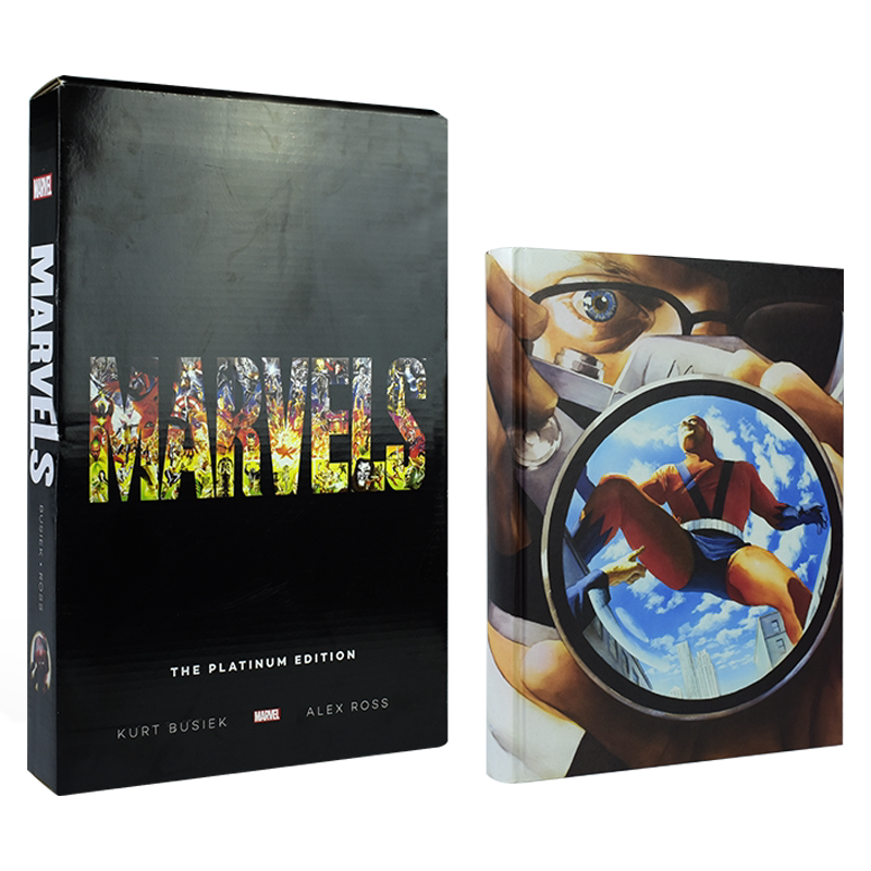 Marvels The Platinum Edition 漫威漫画故事大合集白金收藏版 超级英雄世界 Alex Ross 英语官方攻略指南 精装英文原版进口图书