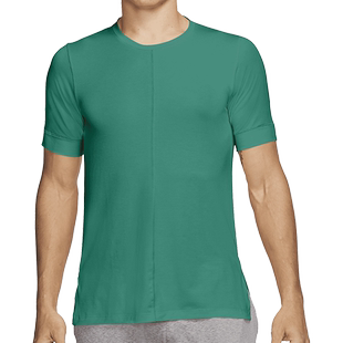 Nike/耐克官方正品DRY TOP YOGA 男子瑜伽运动短袖T恤 BV4035-370