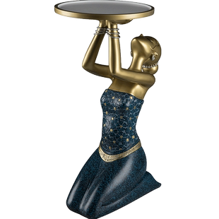 现代轻奢风客厅落地大摆件玄关沙发电视柜旁边创意艺术家居装饰品