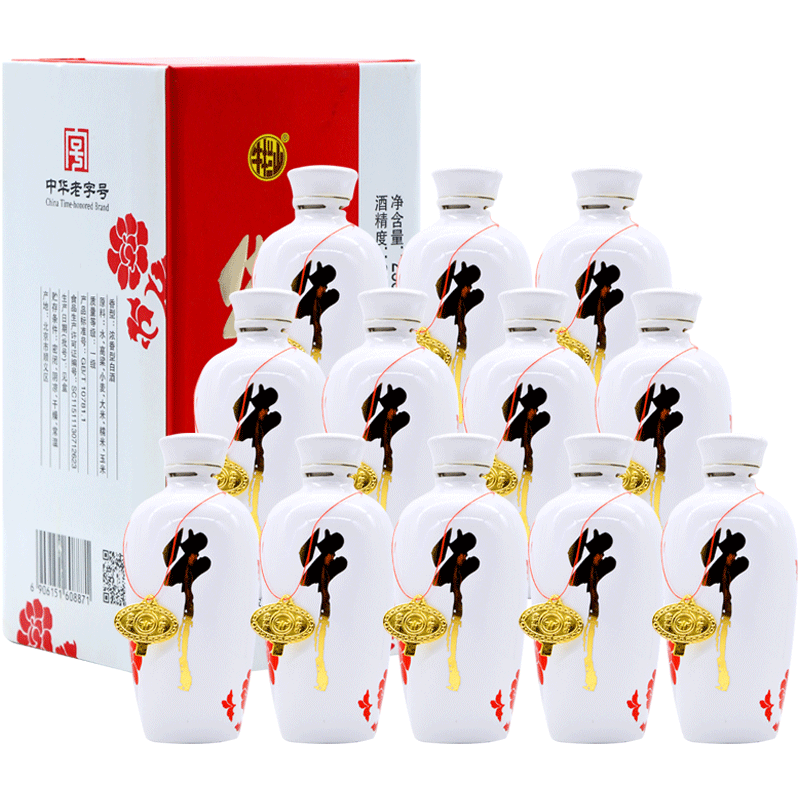 牛栏山二锅头39度12瓶浓香型白酒