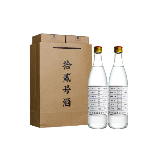 泰裕昌拾贰号酒12号52度2瓶高度浓香型白酒纯粮食酒固态发酵