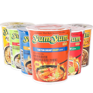 泰国进口养养牌冬阴功方便面yumyum酸辣虾味浓汤泡面速食泰式杯面