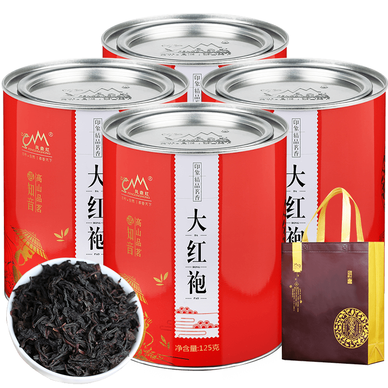 福建武夷山罐装500g大红袍茶叶