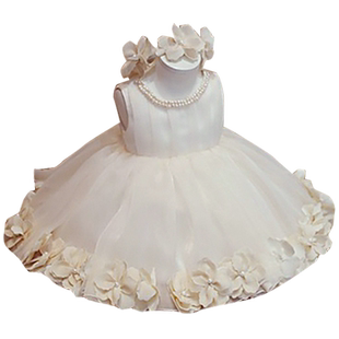 公主裙女童蓬蓬纱 儿童礼服女小主持人花童婚纱晚礼服走秀演出服