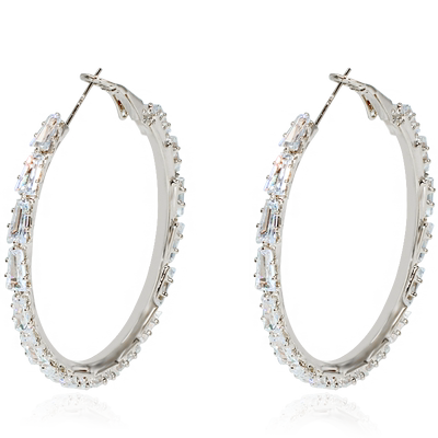 大圆圈耳环无洞耳夹气质