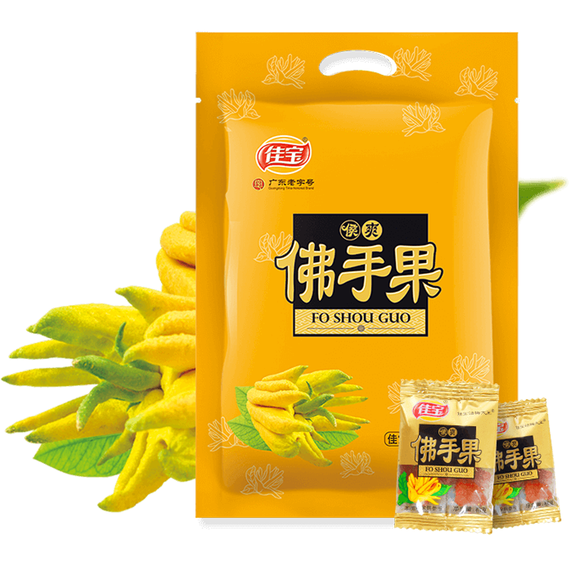佳宝佛手果干500g新鲜老香黄香橼金佛手瓜柑潮汕潮州特产休闲零食
