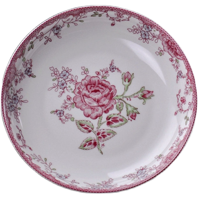 裕行陶瓷红色经典餐具碗微波炉