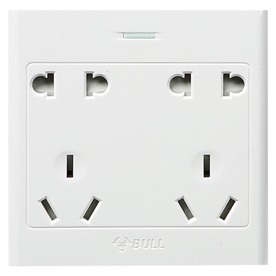 公牛明装86型超薄开关插座面板