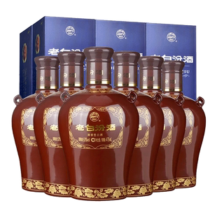 汾酒53度老白汾酒封坛15年山西杏花村清香型礼盒装白酒475ml*6瓶