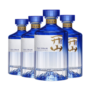 开山当道十八般净香型国产白酒52度500ml*4瓶装礼盒装整箱