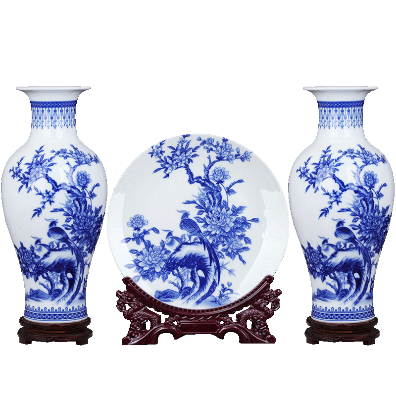 景德镇陶瓷花瓶大号新中式摆件