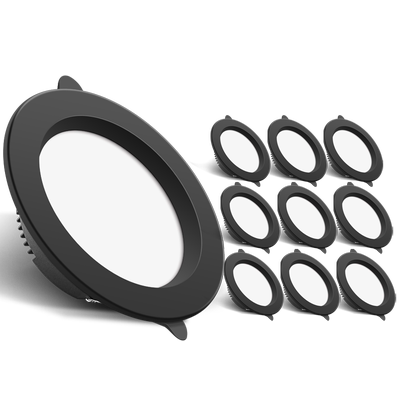 黑色led筒灯5w9w12w18美式公分