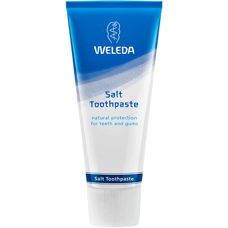 weleda海盐健齿缓解石75ml牙膏
