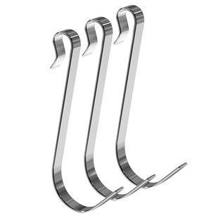 乐贴不锈钢挂钩厨房毛巾架置物架洞洞板配件壁挂S钩小单钩子挂勾