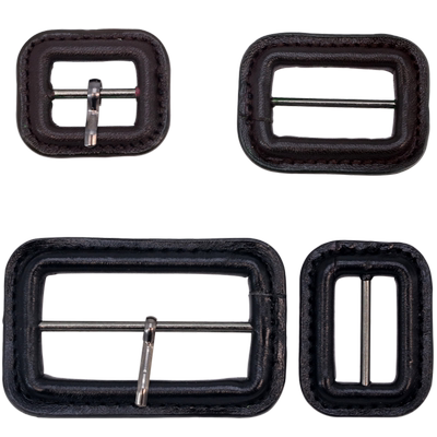 真皮日字扣装饰可调节