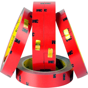 3M双面胶汽车专用强力高粘薄泡沫胶带正品耐高温持久耐用YW