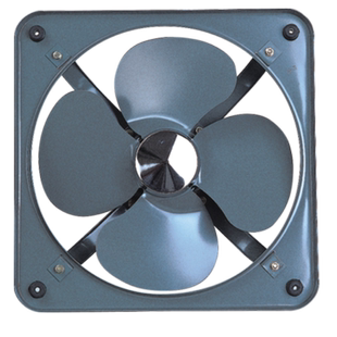 金羚排气扇12寸抽油风扇排风扇厨房换气扇方形金属抽风机油烟窗式