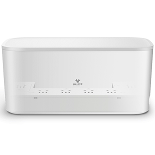 公牛收纳盒插座家用防尘防触电美观创意插线板理线隐藏接线板插板