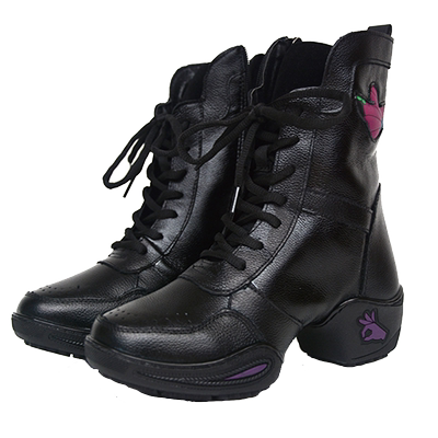 伯尔俪秋冬现代软底水兵舞蹈鞋