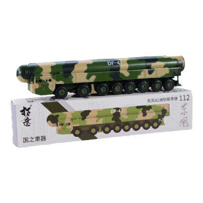拓意1/100东风导弹运输车模型