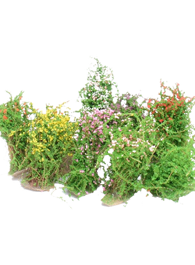 diy景观仿真植物建筑模型材料