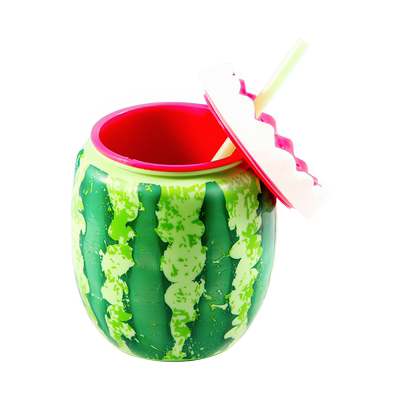 美国网红西瓜杯少女心风吸管杯