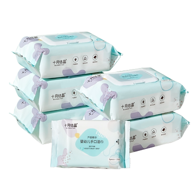 十月结晶加厚婴儿宝宝柔软湿巾