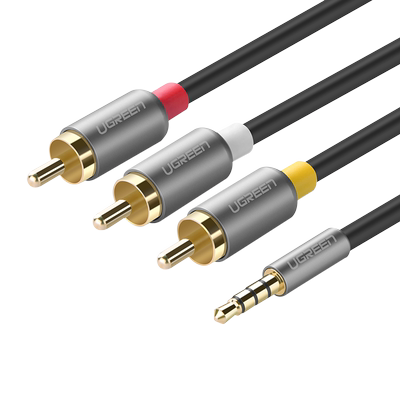 绿联av线一分三电视机盒子转换线