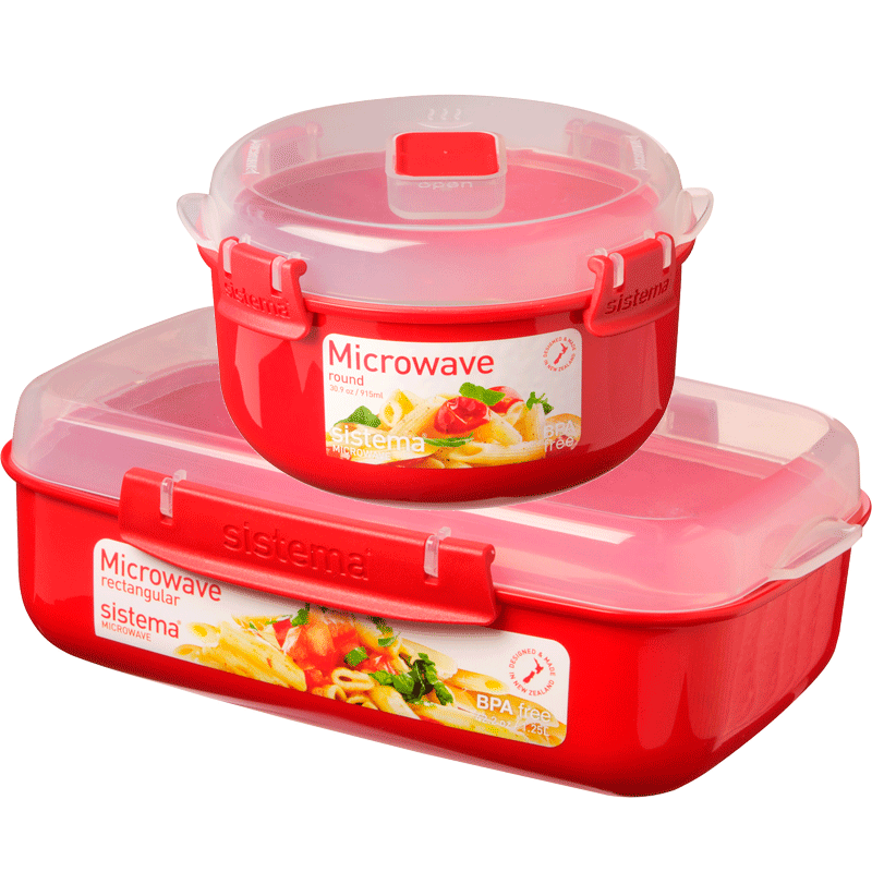 sistema微波炉专用塑料蒸盒饭碗