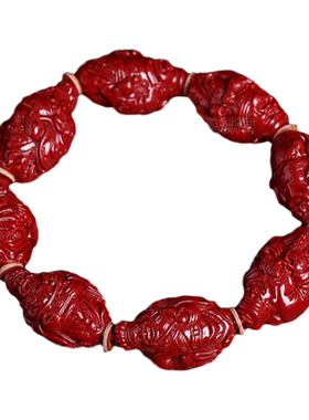 朱砂手串男士八大财神