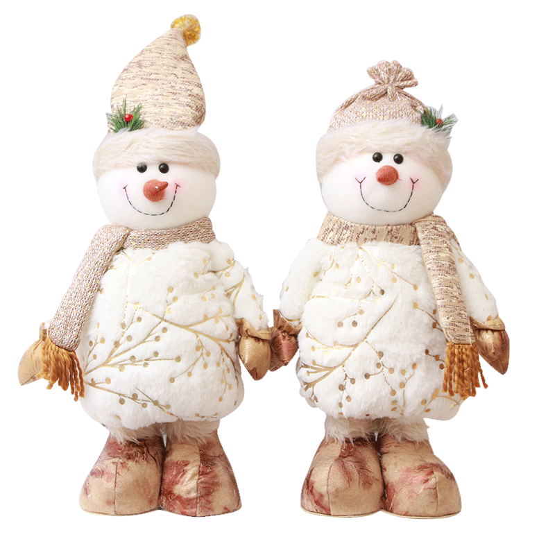 弘信美陳 圣誕公仔老人雪人擺件圣誕樹(shù)裝飾品送禮物商場(chǎng)店面布置