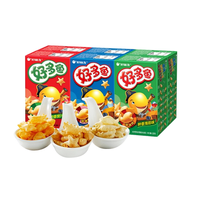 好丽友好多鱼儿童饼干33g*5盒