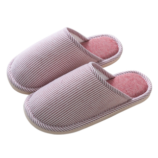 拖鞋2025新款女士棉拖鞋家居室内布拖鞋厚底防滑男春秋女款秋冬季