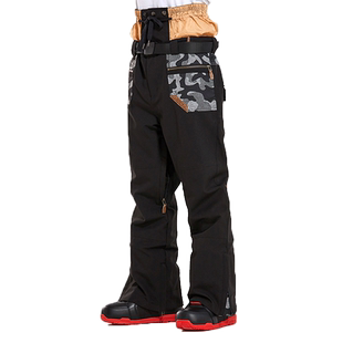 ltvt单板滑雪服裤子女男款双板雪地防雪裤防风保暖防水裤加厚棉裤