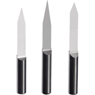 威特4mm平底尖刀cnc钨钢尖刀雕刻刀锥度尖刀雕刻机刀头木工雕刻刀