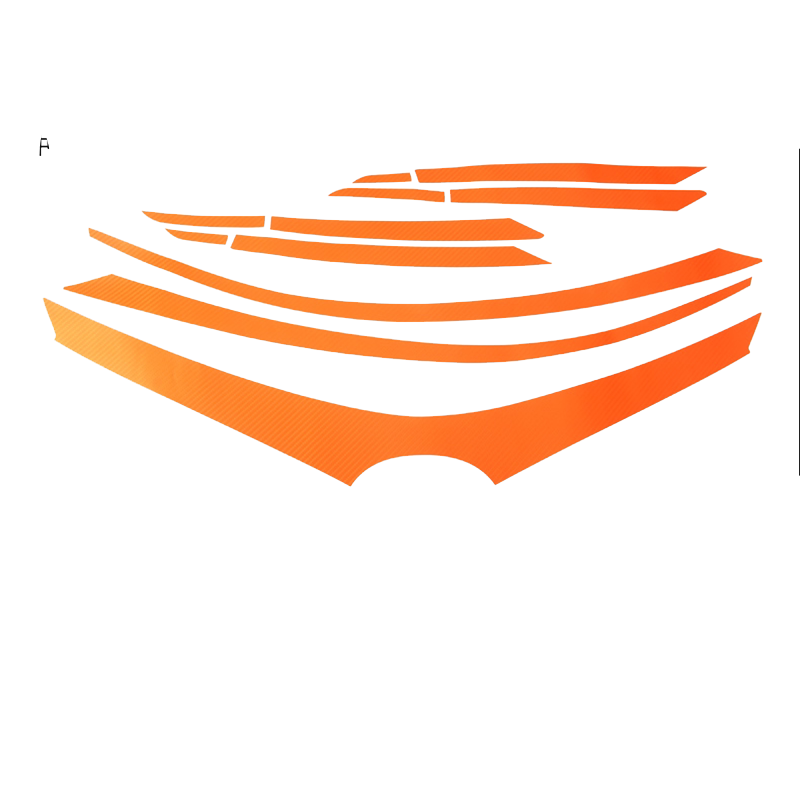 专用于14-16年卡罗拉中网改色膜改装贴纸碳纤维车贴成型个性拉花