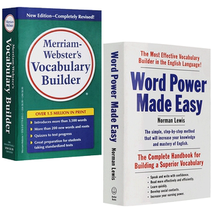 单词的力量 word power made easy 韦小绿 英语单词书 韦氏词根词典 Vocabulary Builder 英英词典 字典 英文原版进口词汇工具书