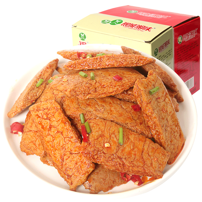 银城湘味手撕素肉排26g*20包整盒素食豆干制品素牛排小吃辣味零食