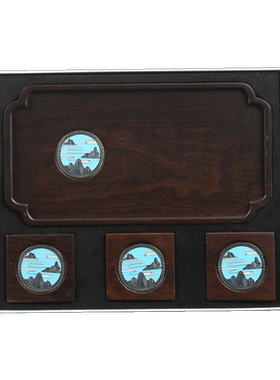 简约小型茶盘家用简易茶具干泡