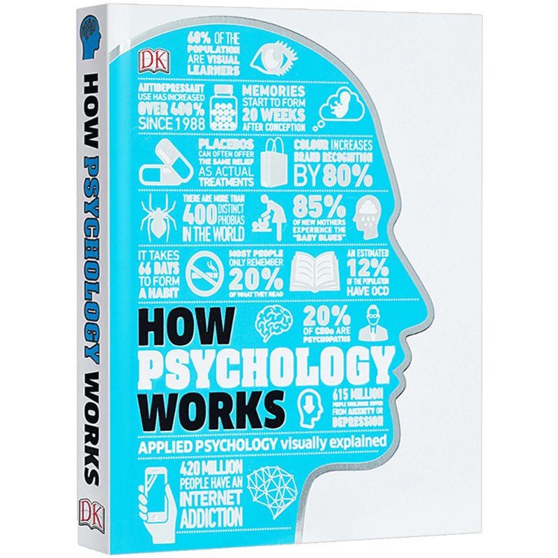 心理学如何运作 DK视觉图解百科 How Psychology Works 心理学科普百科指南 人类思维 行为方式 原版