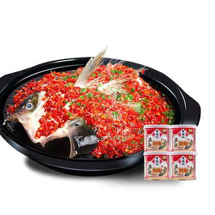 贺福记红鱼头剁椒蒜蓉辣椒酱湖南特产剁辣椒拌饭鲜香辣酱