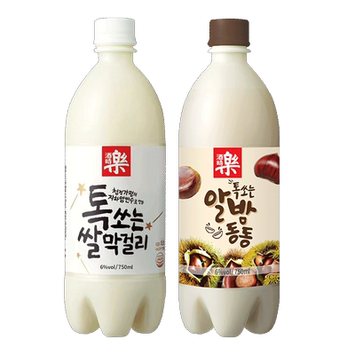 韩国进口酒时乐米酒多口味
