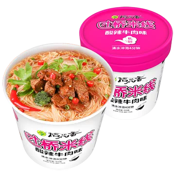 拍6件！稻花香方便过桥米线*6桶