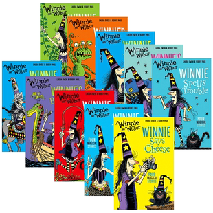 儿童英文原版 女巫温妮系列小说10册 Winnie the Witch 吴敏兰书单温妮女巫魔法绘本 Winnie and Wilbur