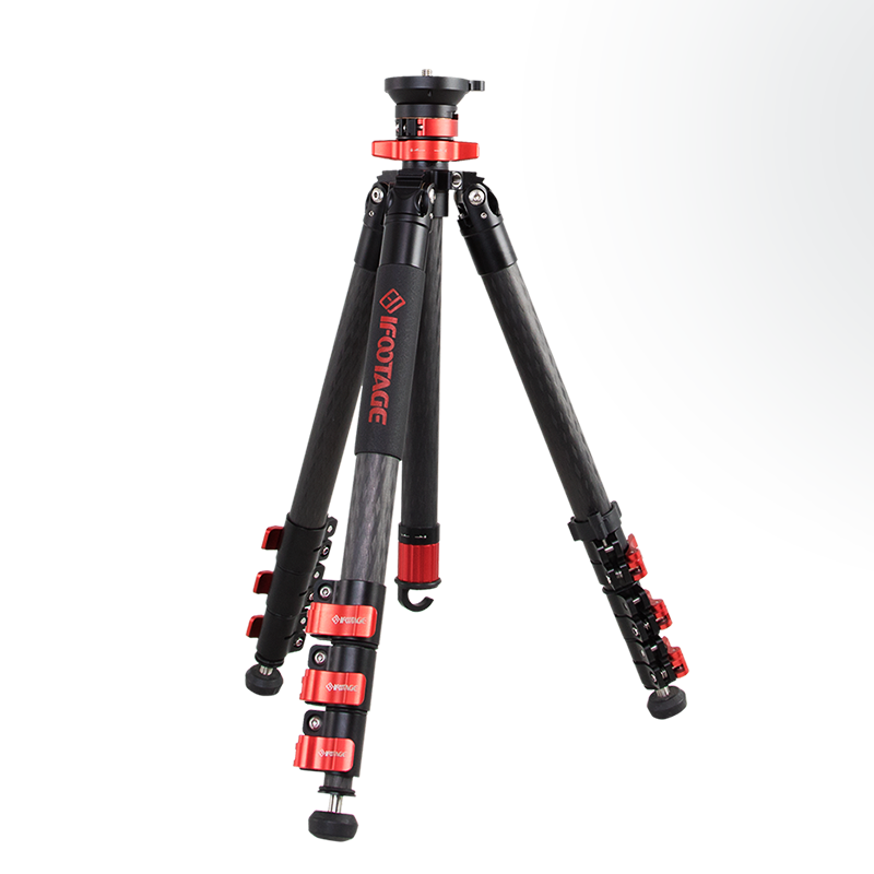印迹 羚羊TA5TC5TA6TC6S+K5S三脚架旅行直播单反微单相机支架专业摄影像轻便携碳纤维三角架液压阻尼云台脚架
